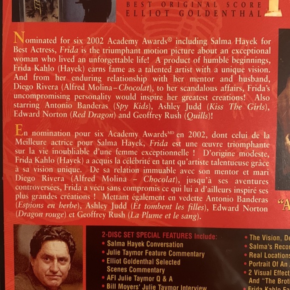 🎉2/$18🎉Frida biography dvd - Picture 4 of 6